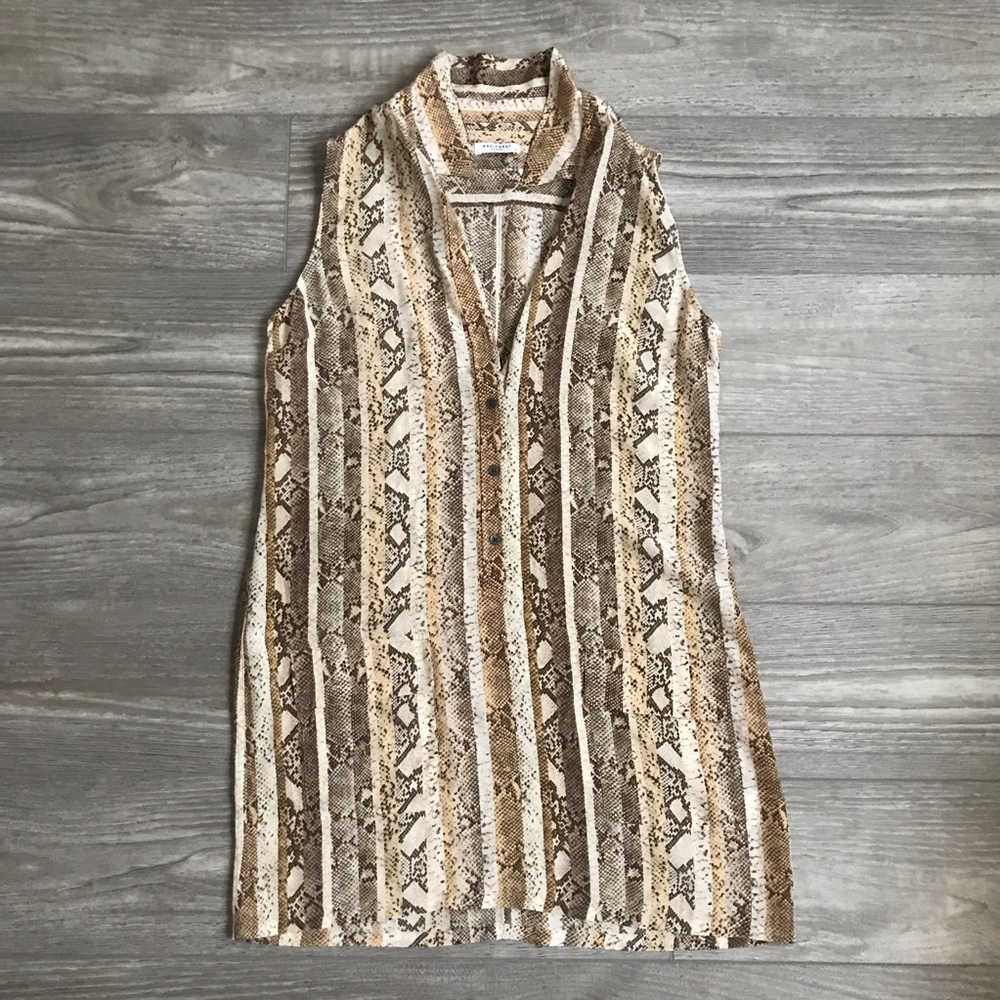Equipment Snake Skin button up